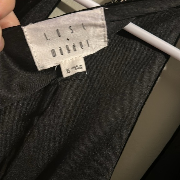 Black Velvet Embroidered Romper XS - Picture 9 of 11